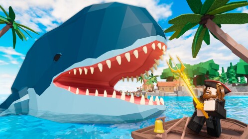 Fisch Roblox gameplay — enchantment altar and bait selection